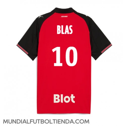 Camiseta Stade Rennais Ludovic Blas #10 Primera Equipación Replica 2025-26 mangas cortas Camiseta Stade Rennais Ludovic Blas #10 Primera Equipación Replica 2025-26 mangas cortas